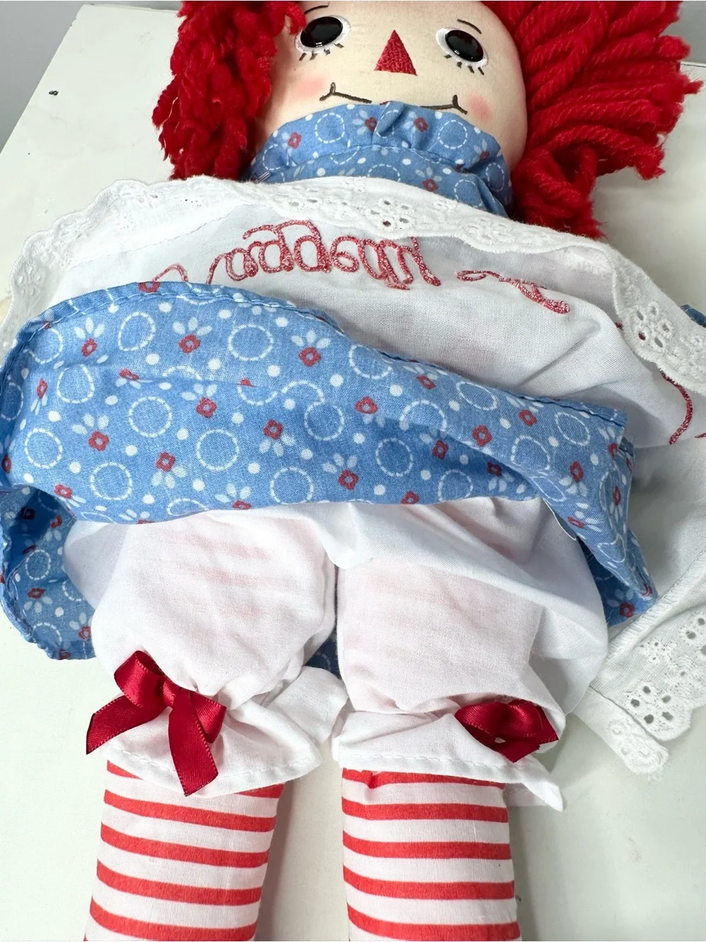 Raggedy Ann Doll- PRELOVED- aurora